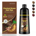 KAISASA Hair Dye Shampoo 3-in-1 for Gray Coverage – Herbal Color Shampoo, 500ml