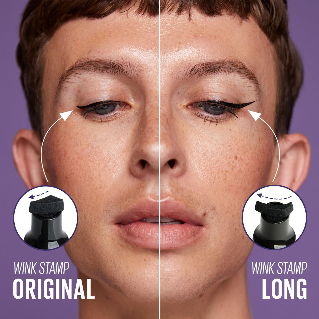 KAJA Winged Eyeliner Set: Wink Stamp Original | Avocado Extract, Waterproof, Matte Finish