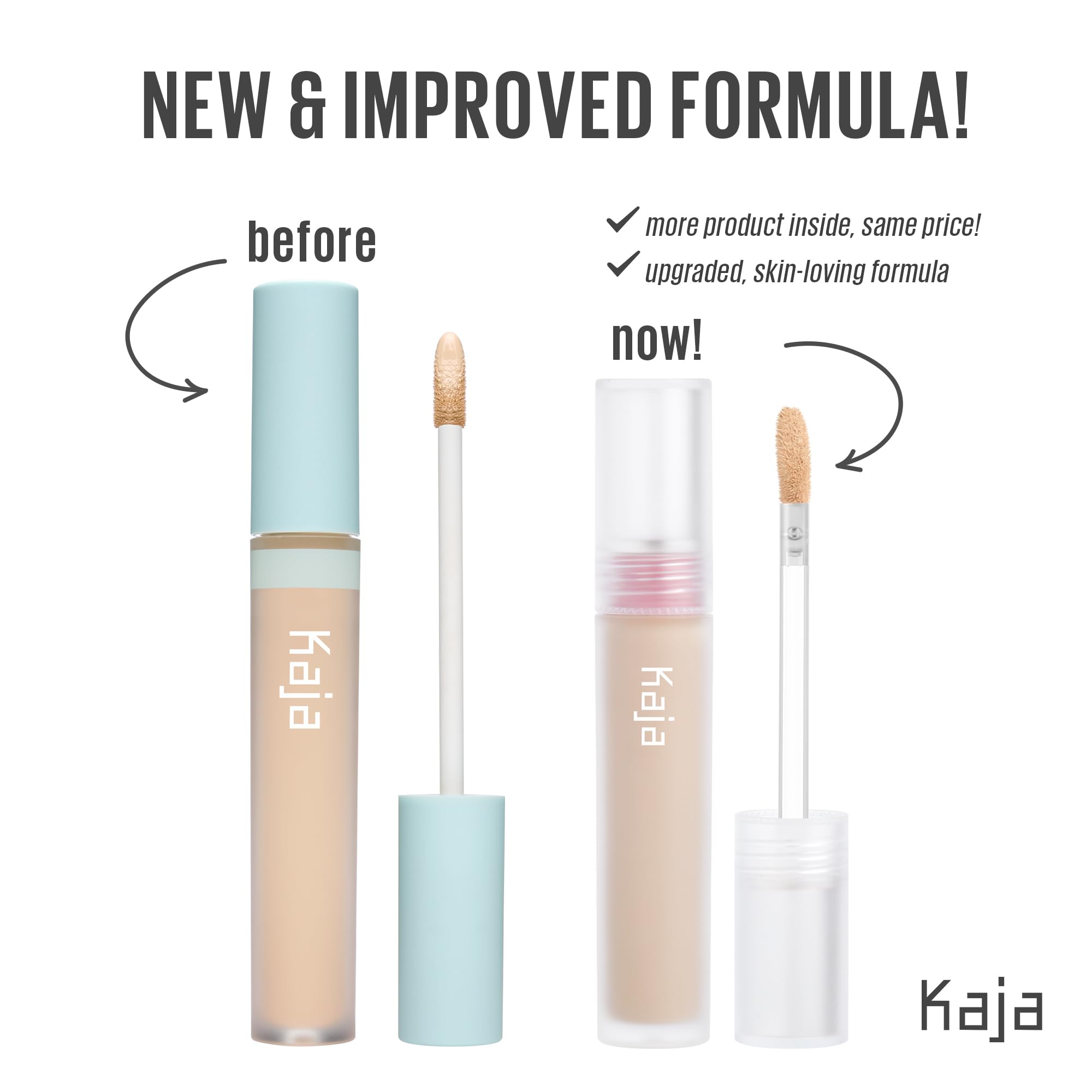 KAJA Liquid Concealer - Don't Settle 05 Fortune Cookie | Hydrating, Buildable, Lightweight Coverage