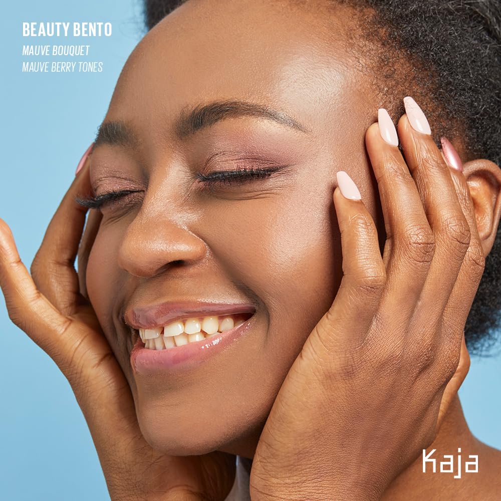 Kaja Eye Bento Bouncy Eyeshadow Trio – Mauve Bouquet (Mauve Berry) – Vegan & Cruelty-Free