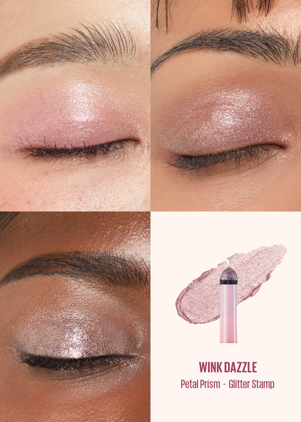 KAJA Eyeshadow Wink Dazzle 05 Petal Prism Matte – Creamy, Waterproof, Long-Lasting
