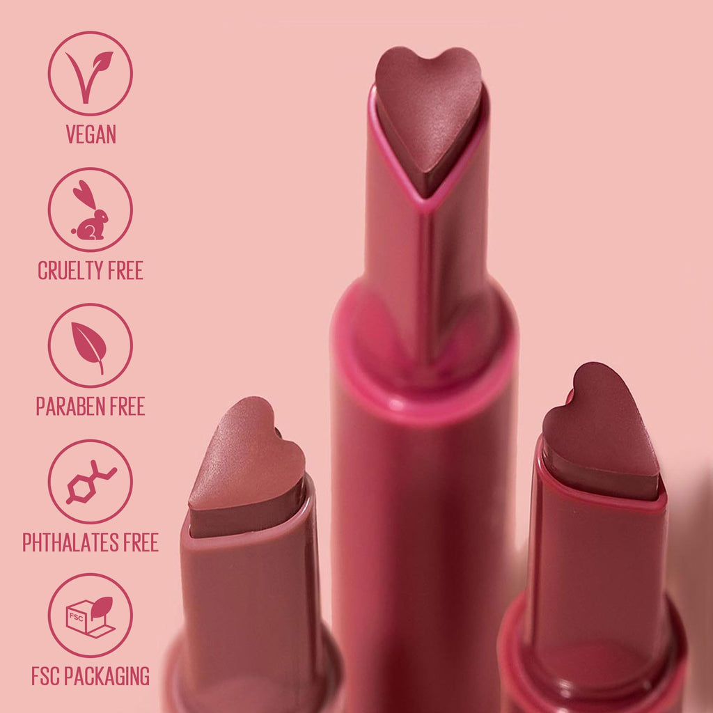 KAJA Lip Gloss Heart Melter | High-Shine Gloss in Bubblegum Pink Sweet Talk 02 | 0.04 Oz