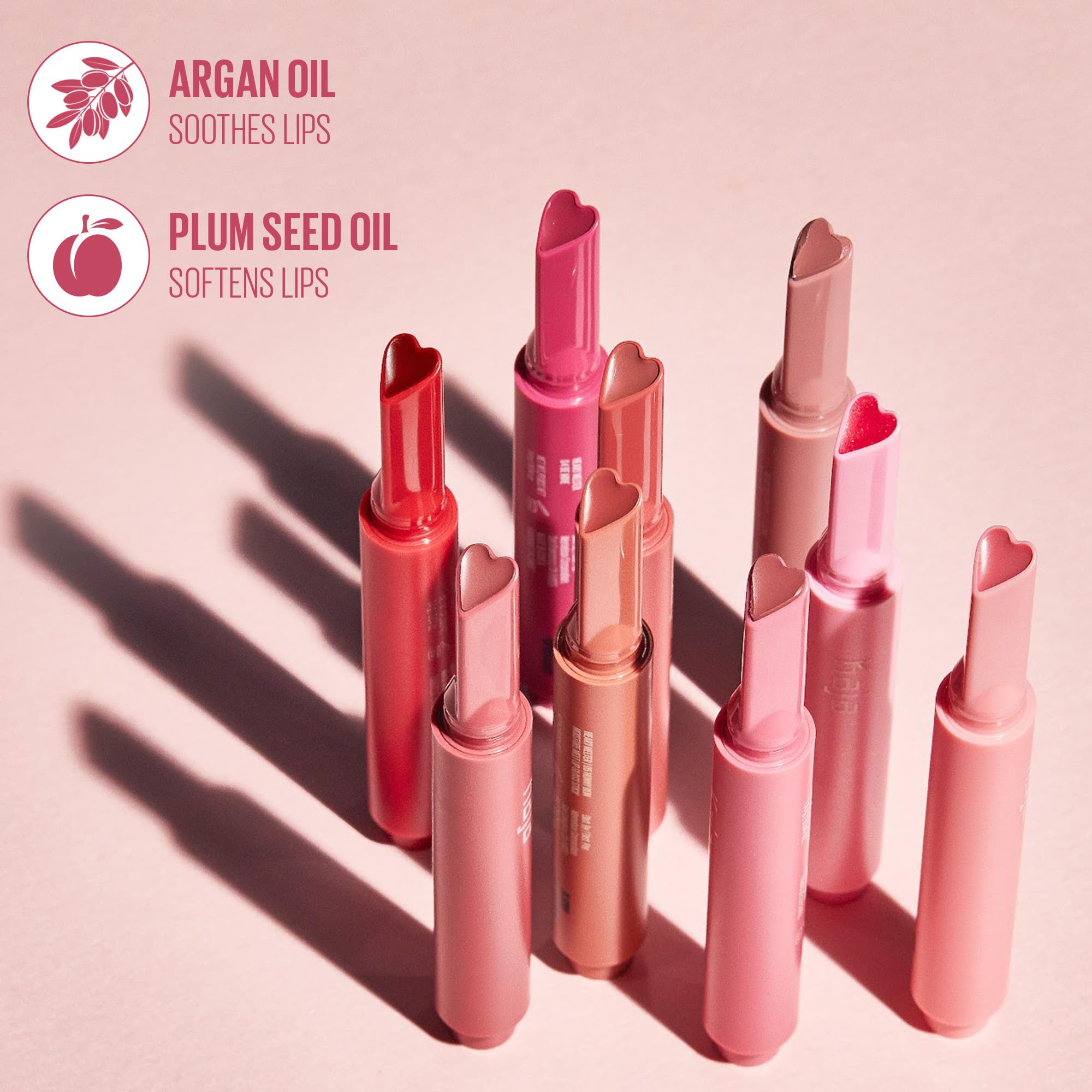 KAJA Lip Gloss Heart Melter | High-Shine Gloss in Bubblegum Pink Sweet Talk 02 | 0.04 Oz