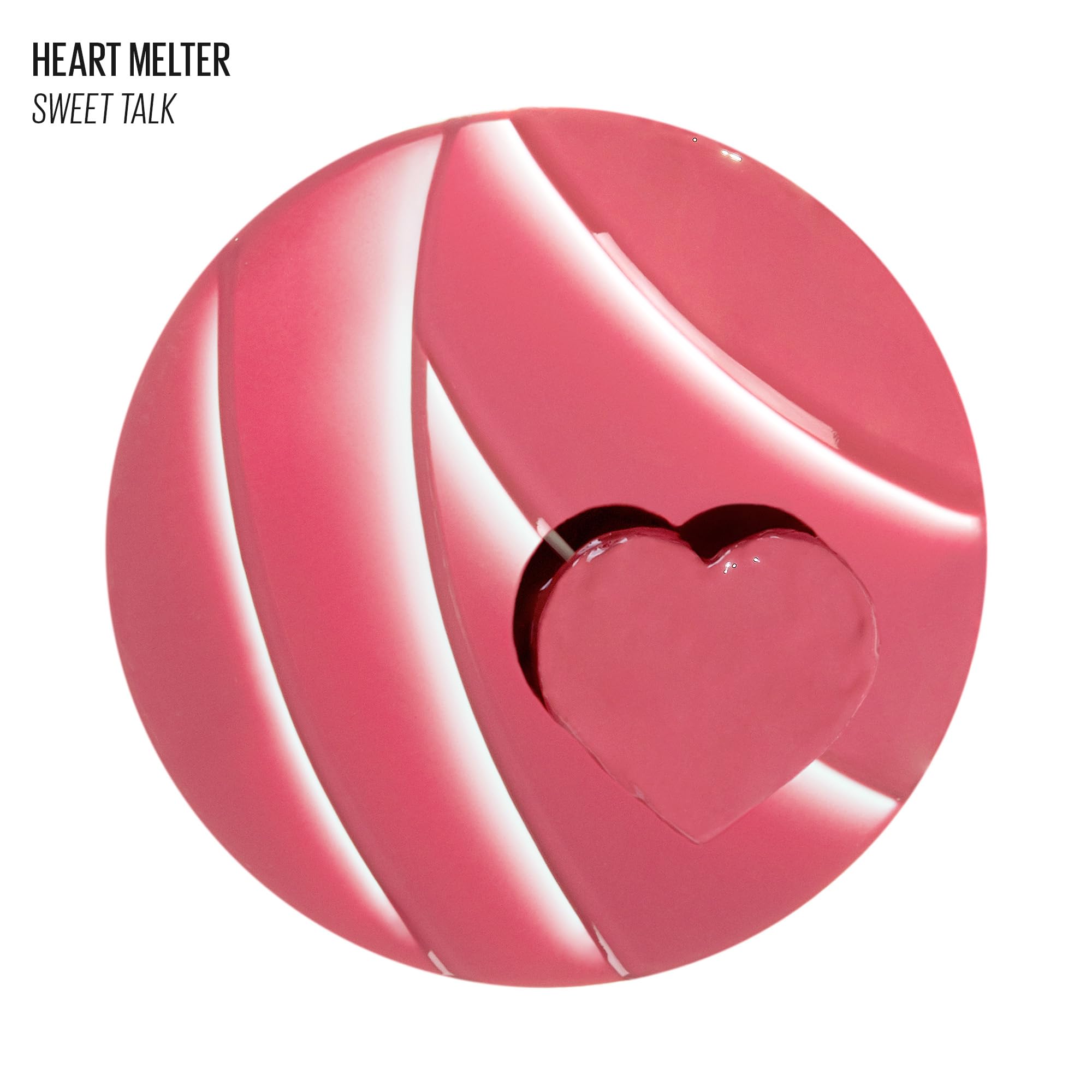 KAJA Lip Gloss Heart Melter | High-Shine Gloss in Bubblegum Pink Sweet Talk 02 | 0.04 Oz