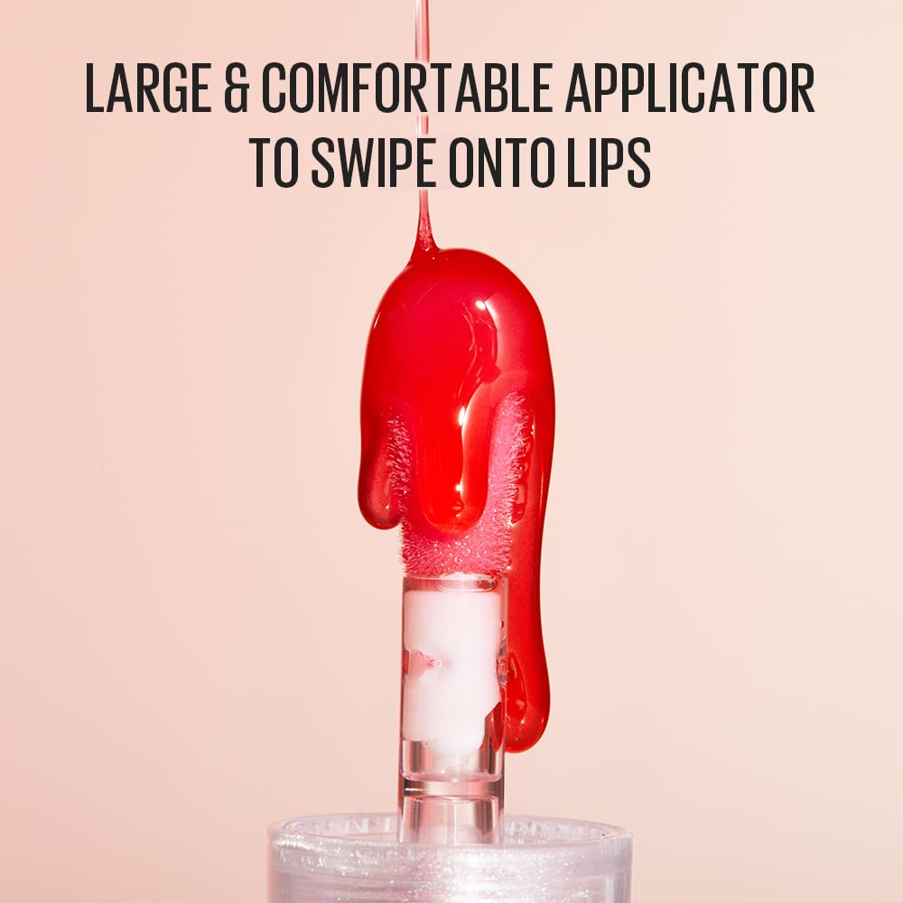 Kaja Juicy Glass Lip Oil 07 Fig Smoothie – Hydrating, Lightweight Glass Shine