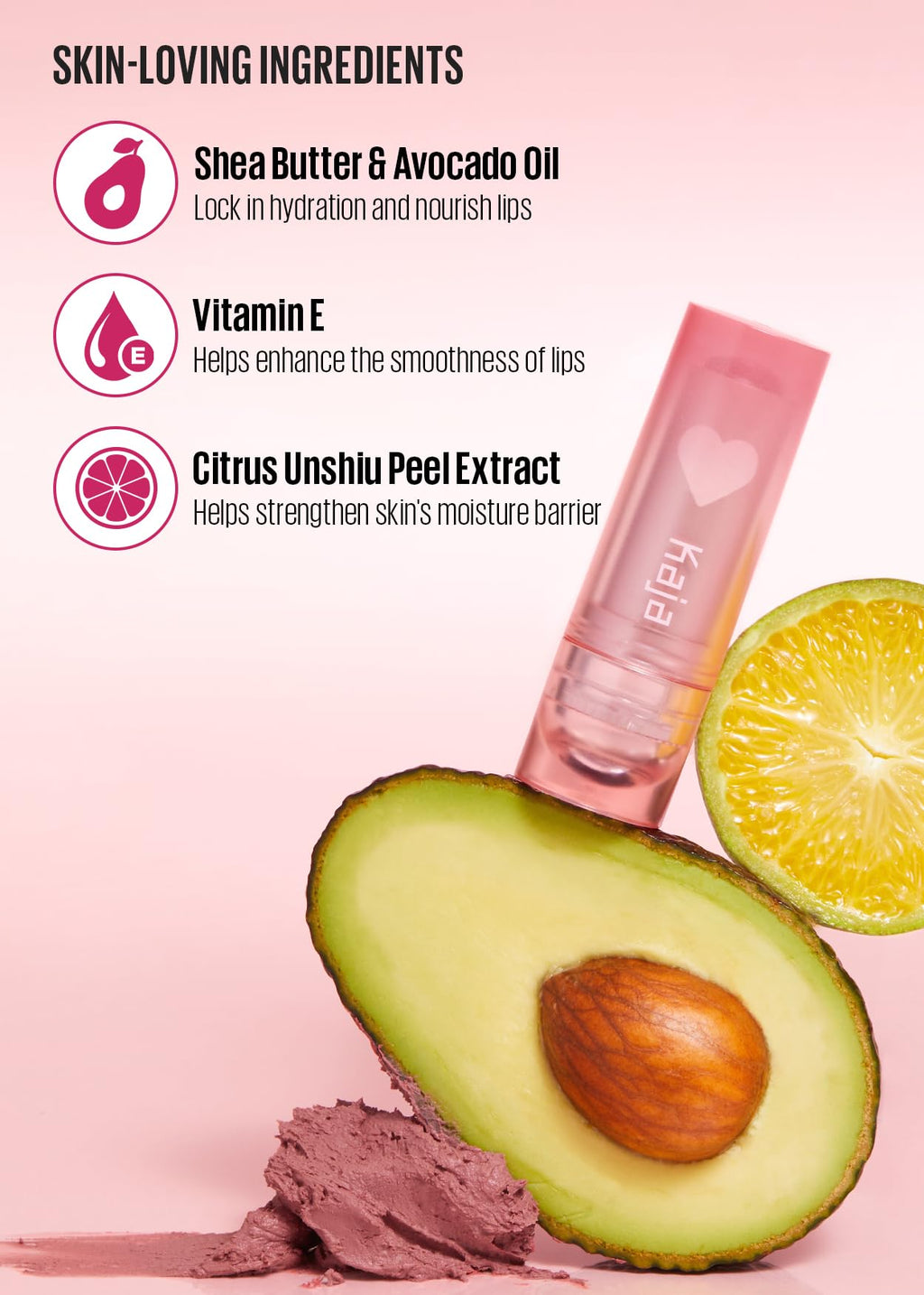 KAJA Love Blur Lip Balm - Affection | Semi-Matte Daily Lip Color & Hydration