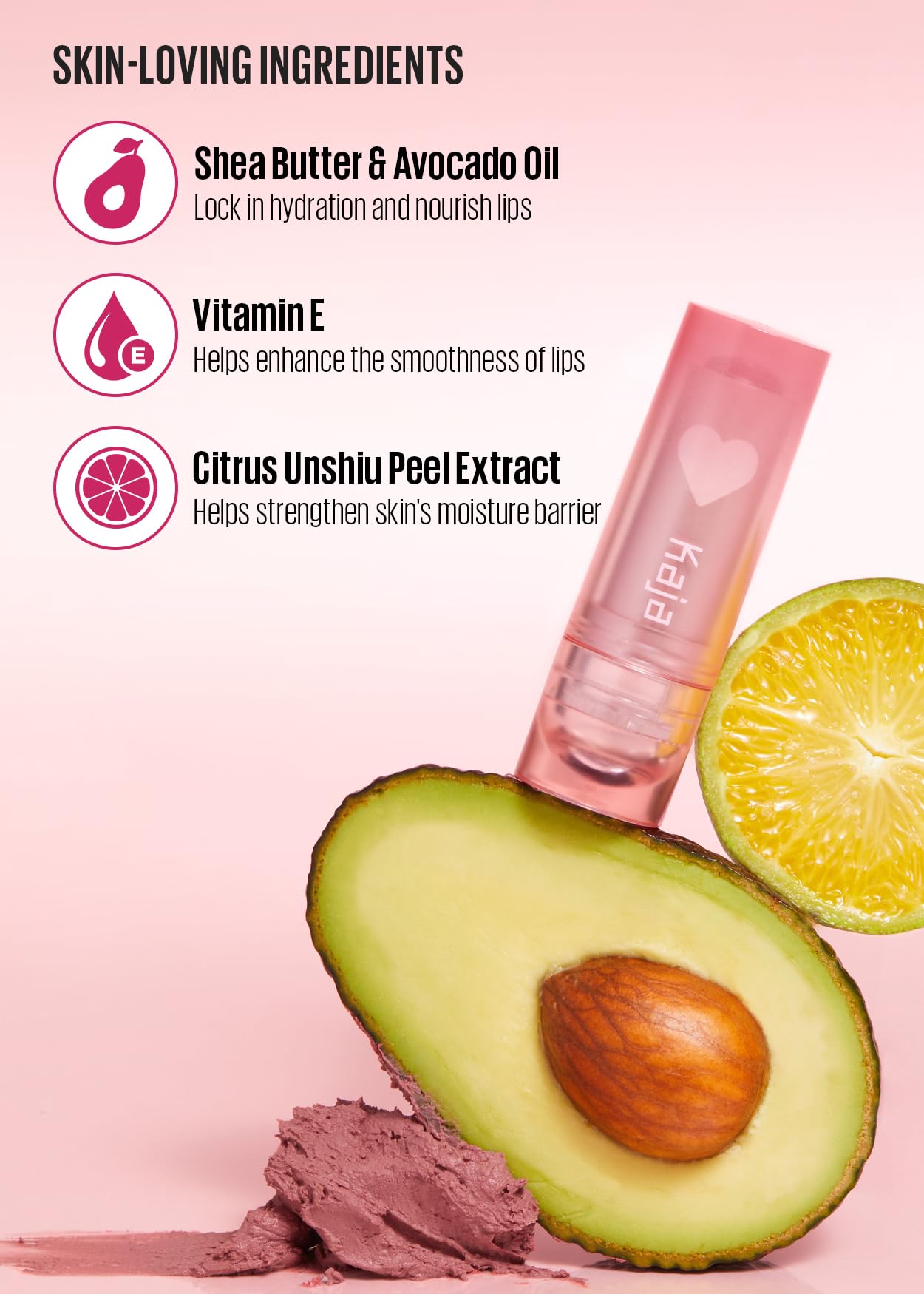 KAJA Love Blur Lip Balm - Affection | Semi-Matte Daily Lip Color & Hydration
