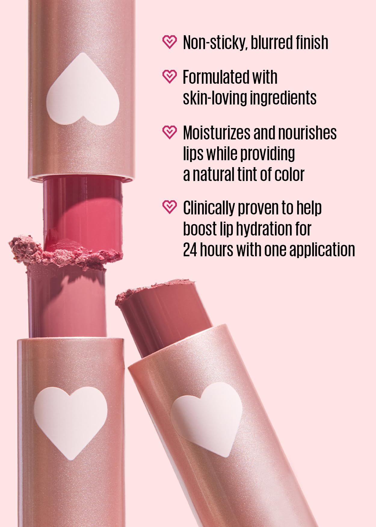 KAJA Love Blur Lip Balm - Affection | Semi-Matte Daily Lip Color & Hydration