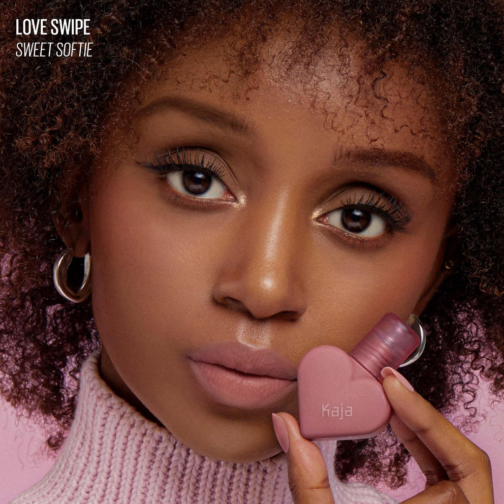 KAJA Lip Mousse Love Swipe 02 Sweet Softie — Velvet Finish, Buildable Color, Raspberry Seed Oil + Vitamin E, 0.22 oz