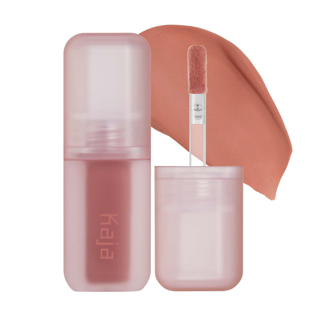 KAJA Whipped Dream Multi-Purpose Liquid Eyeshadow & Blush in Coral Souffle | Buildable, Airy Semi-Matte Finish