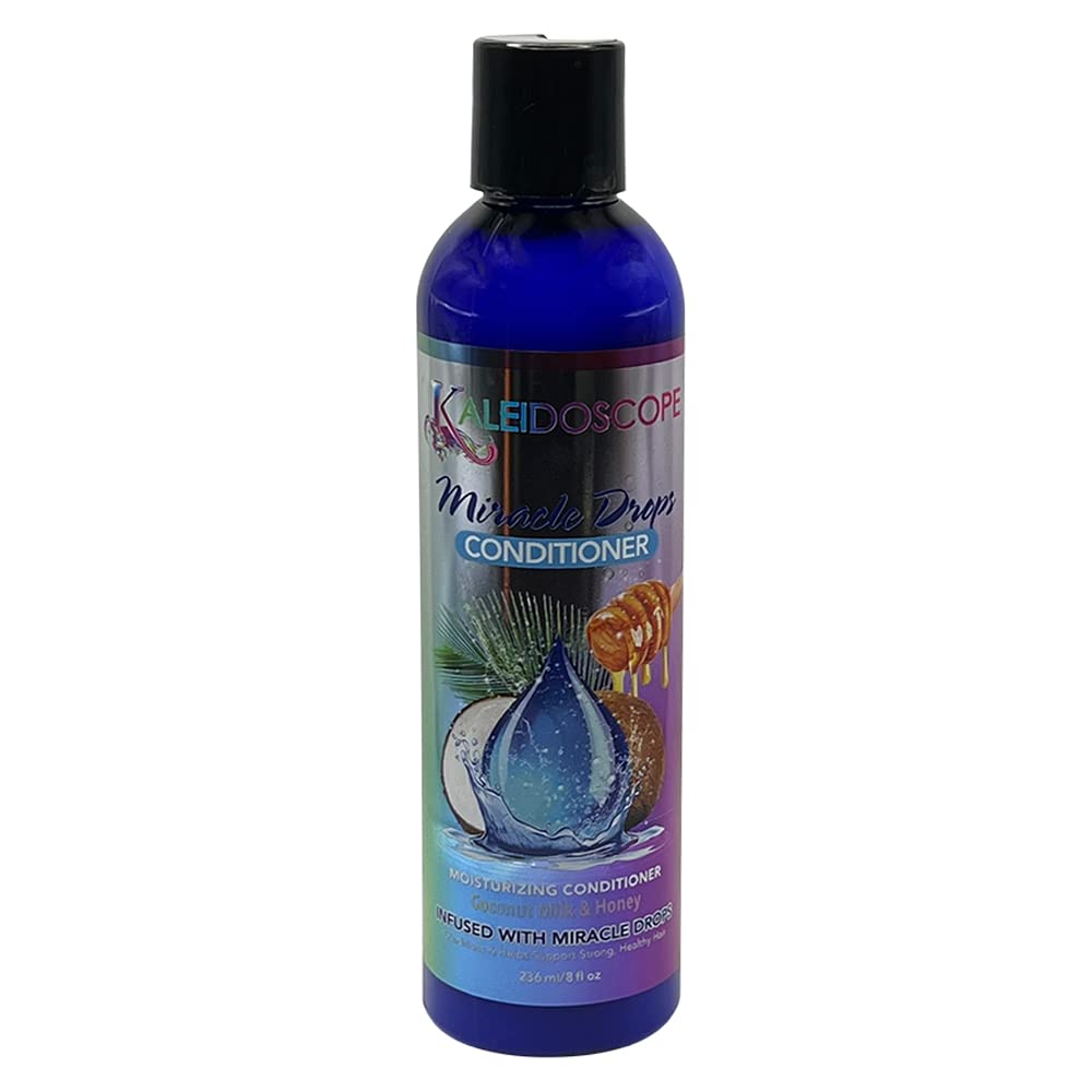 Kaleidoscope Miracle Drops Collection – Coconut Milk, Honey & Aloe Rice Water Hair Care Bundle (3 Pcs)