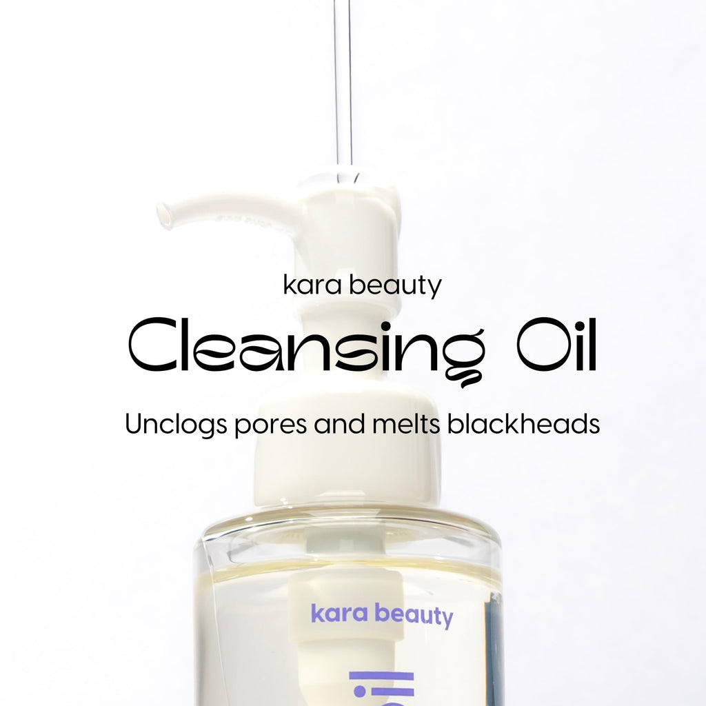 Kara Beauty Radiant Cleansing Oil – Gentle Korean Makeup Remover & Facial Cleanser
