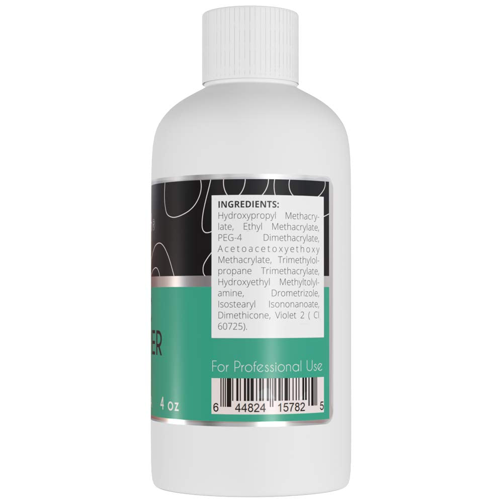 Karlash Professional Acrylic Powder Crystal Clear 2 oz + Acrylic Liquid Monomer 4 oz – MMA-Free, Ultra Shine