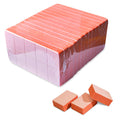 Karlash Nail Mini Orange Buffer Block – 80/100 Grit, 2-Sided, 130-Count