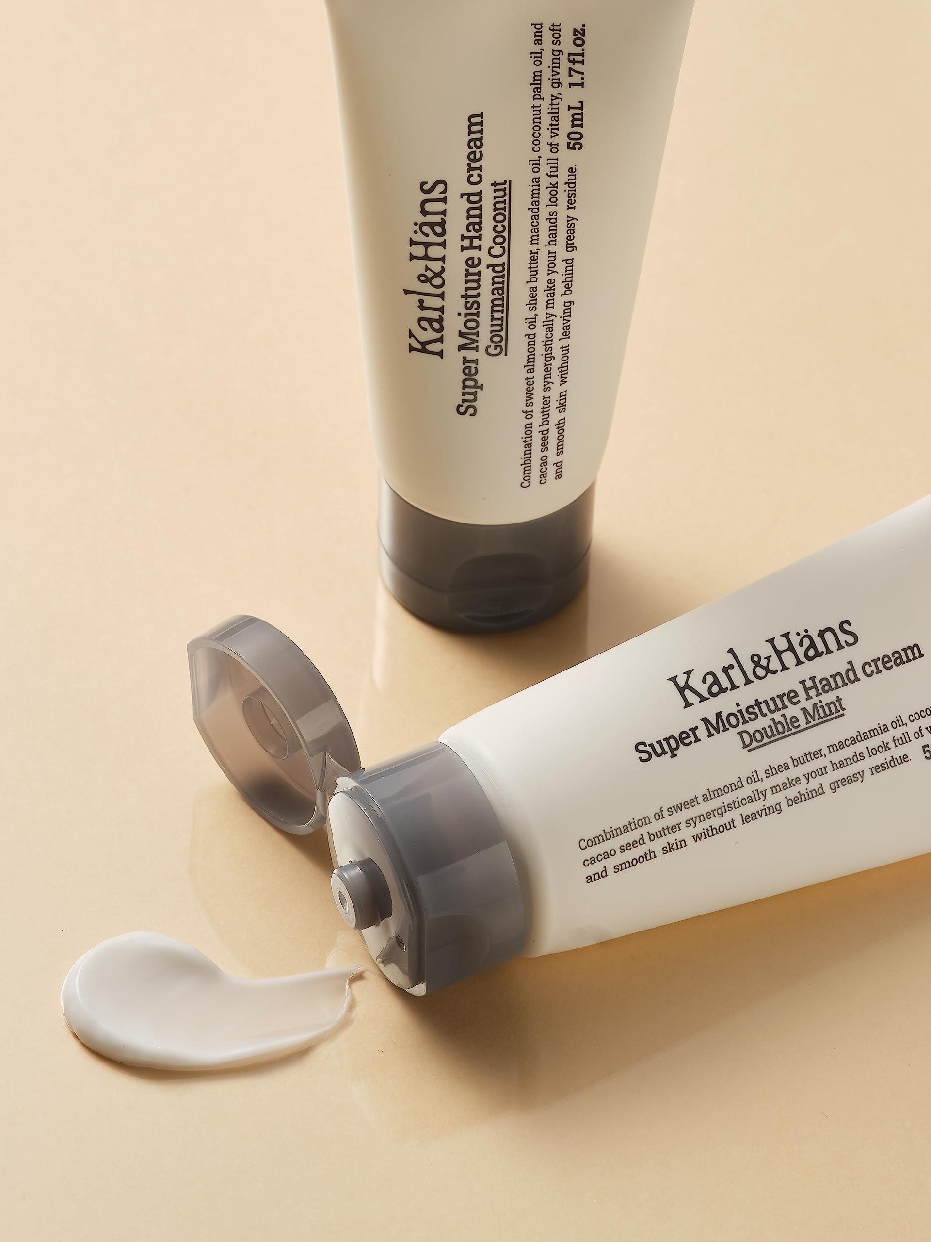 Karl&Häns Coconut Hand Cream – Vegan, Non-Greasy Moisturizer 1.7 oz