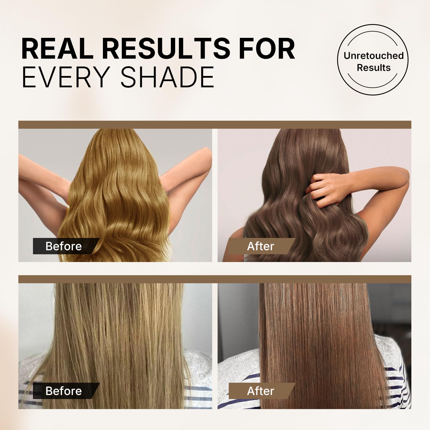 Karseell Hair Color Depositing Conditioner – Brown Tone Refresh for Color-Treated & Highlighted Hair | 500mL