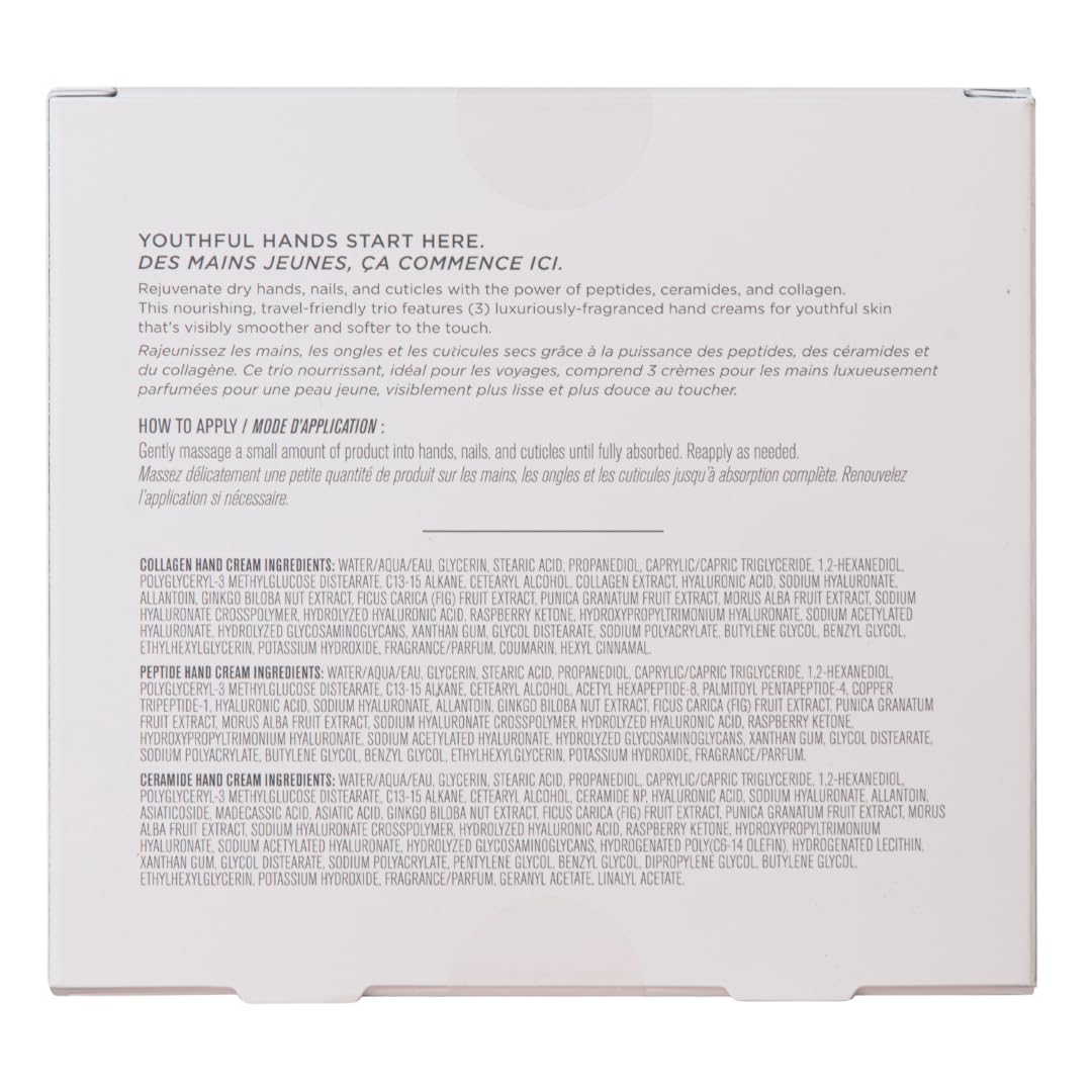 Karuna Age-Defying Hand Cream Trio – 3 x 15ml Hydrating Hand Renewal Gift Set