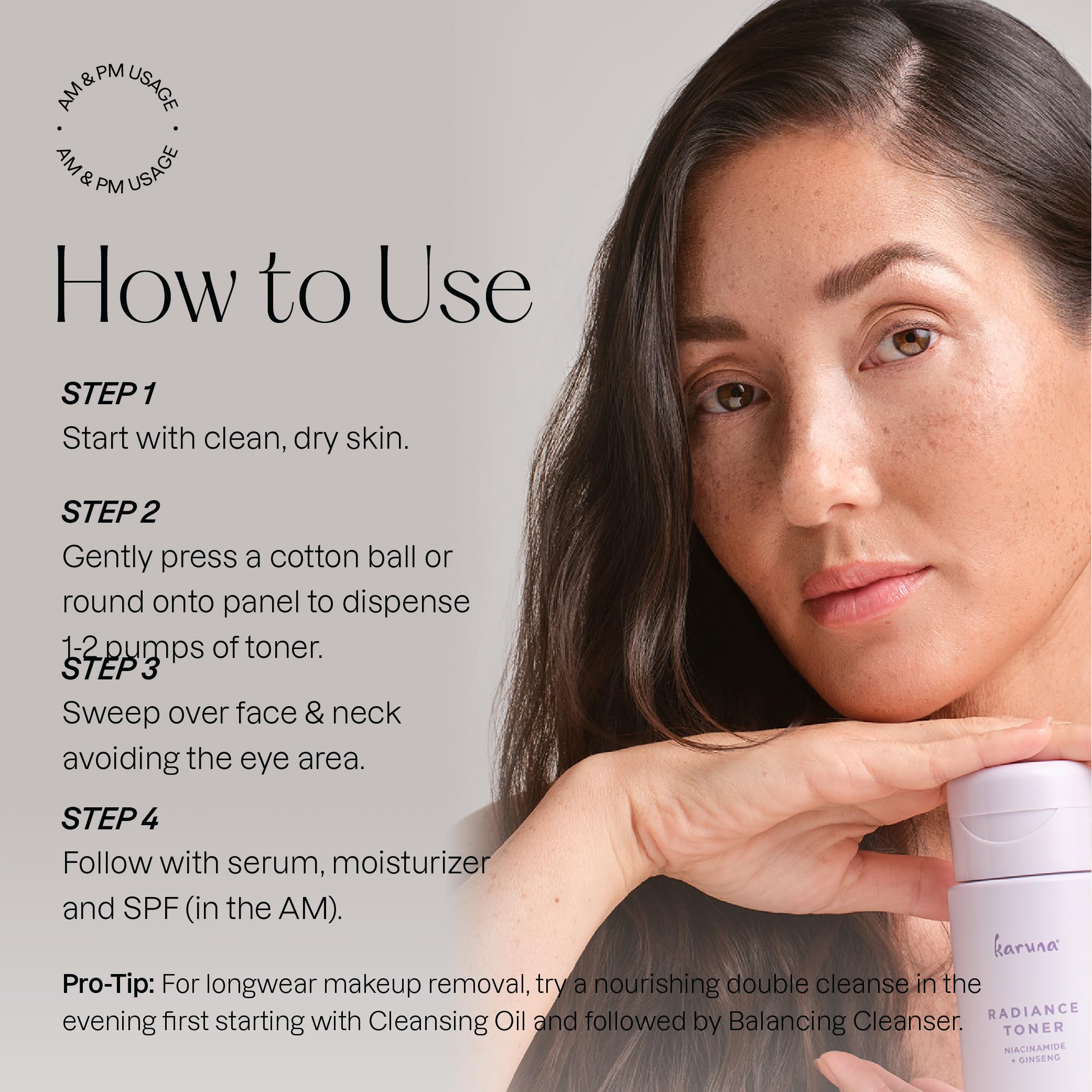 Karuna Hydrating Face Toner – Red Ginseng, Niacinamide & Paper Mulberry for Pore Minimizing & Brightening (150 ml)