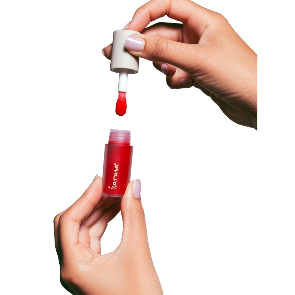 Karuna Skin Tinted Lip Oil Embrace — Hydrating Vegan Lip Tint with Peptides