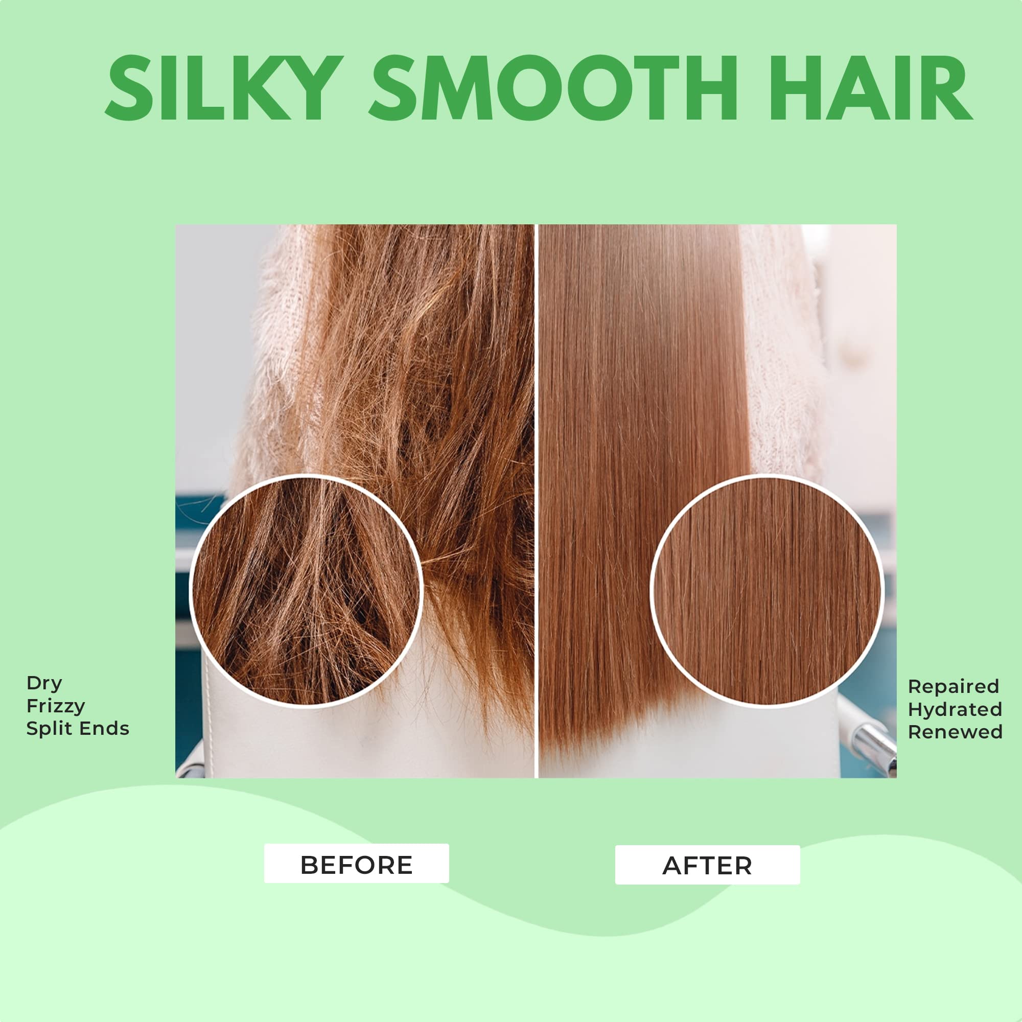 Kashmir Keratin Enriched Shampoo – Sulfate Free & Paraben Free for All Hair Types (16 Fl Oz)