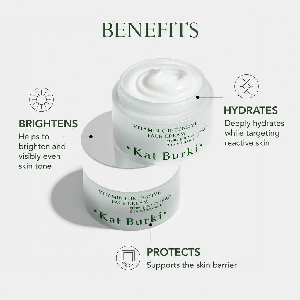 KAT BURKI 15% Stabilized Vitamin C Intensive Face Cream – Radiance & Hydration