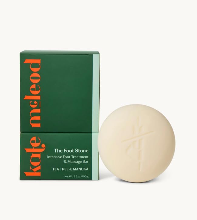 Kate McLeod Foot Stone Solid Foot Moisturizer – Deep Hydration Balm 3.5 oz