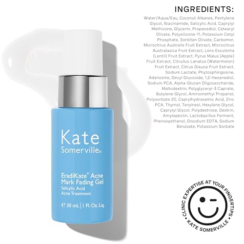 Kate Somerville EradiKate Acne Mark Fading Gel – Salicylic Acid Acne Treatment, 1 Fl Oz
