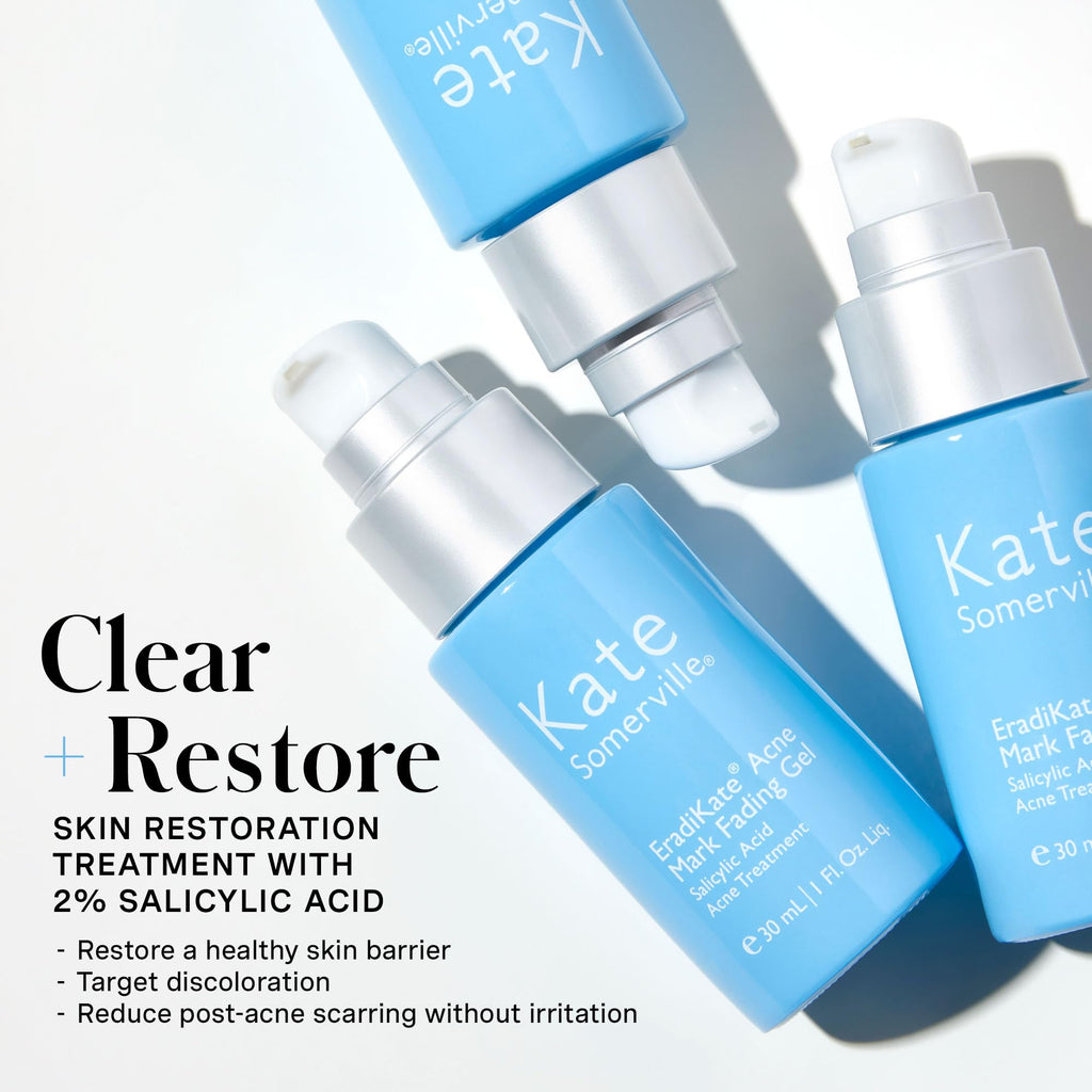 Kate Somerville EradiKate Acne Mark Fading Gel – Salicylic Acid Acne Treatment, 1 Fl Oz