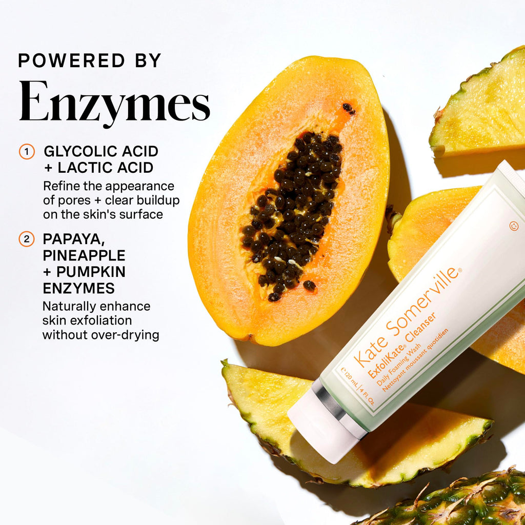 Kate Somerville ExfoliKate Cleanser: Daily Exfoliating Foaming Face Wash with Glycolic & Lactic Acids (8 oz)