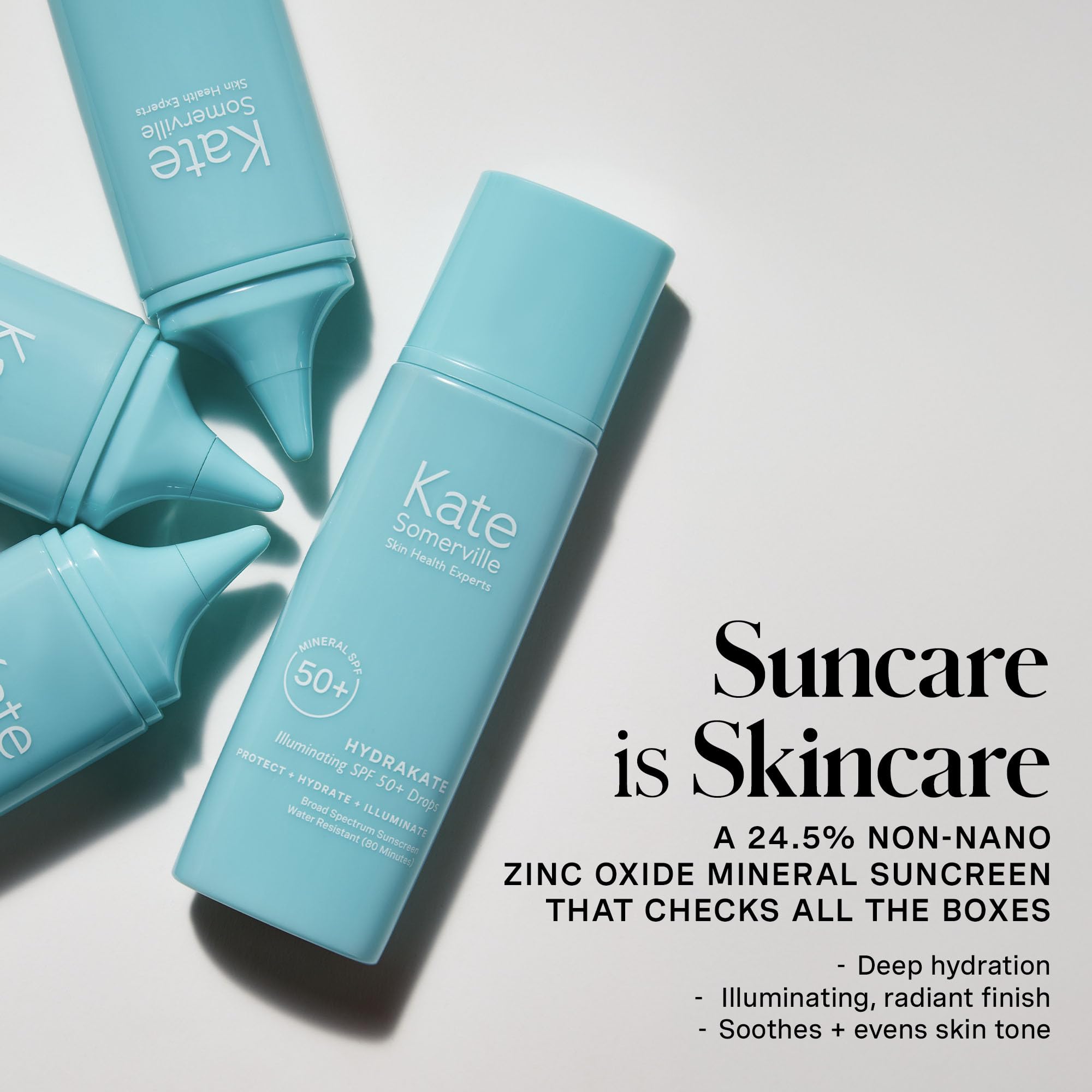 Kate Somerville HydraKate Illuminating Sunscreen Drops SPF 50+ | Mineral Tint & Hydration