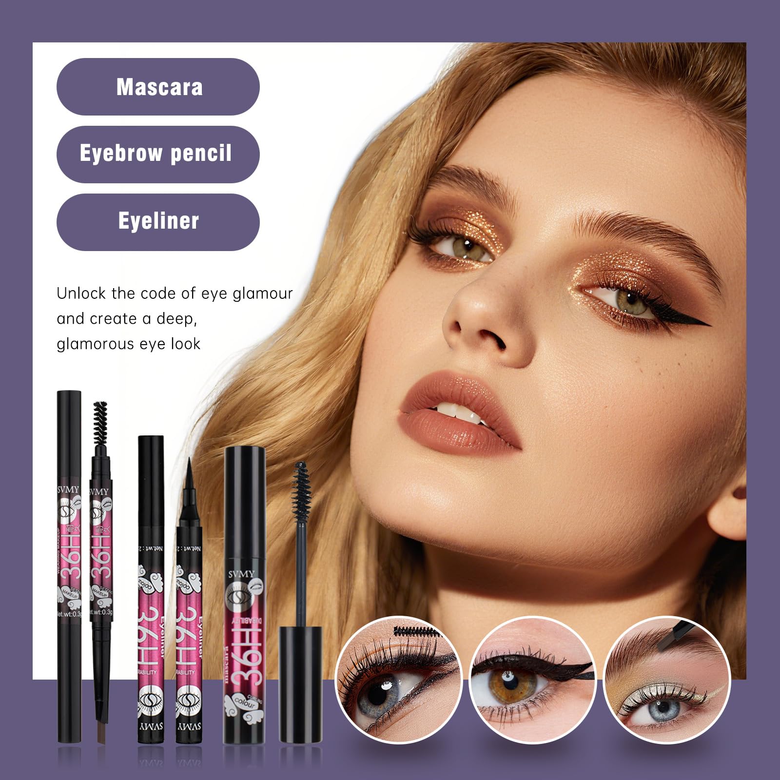 KAVCENT All-In-One Makeup Kit for Teens & Women | Complete Gift Set