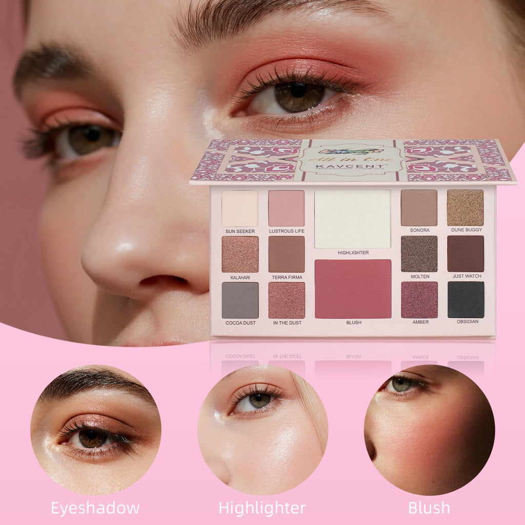 KAVCENT All-in-One Teens Makeup Set | Gift-Ready Kit for Women & Teens 13-15