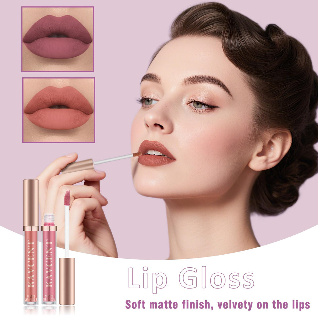 KAVCENT All-in-One Makeup Kit for Teens — 14-Color Palette & Full Set