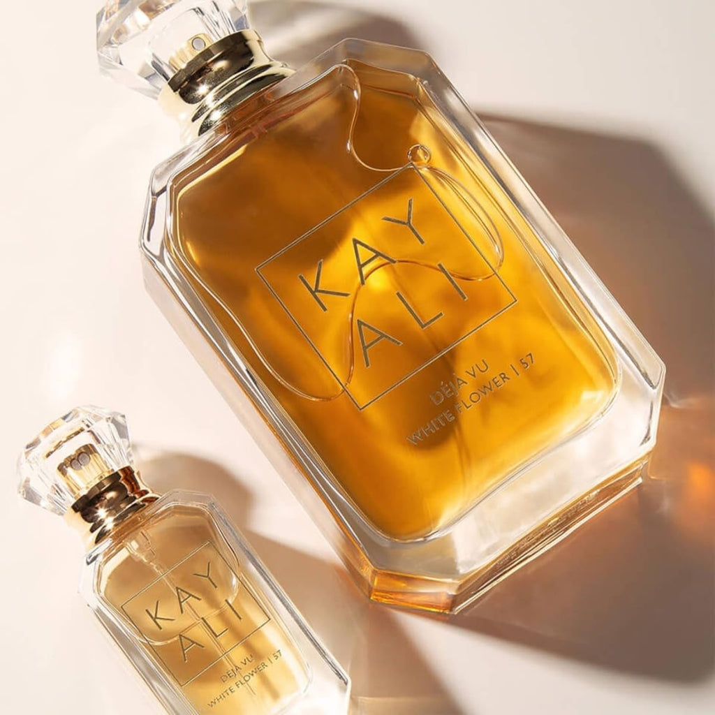Kayali Huda Beauty Deja Vu White Flower 57 EDP 0.3 oz | Warm Florals with Jasmine, Gardenia & Vanilla