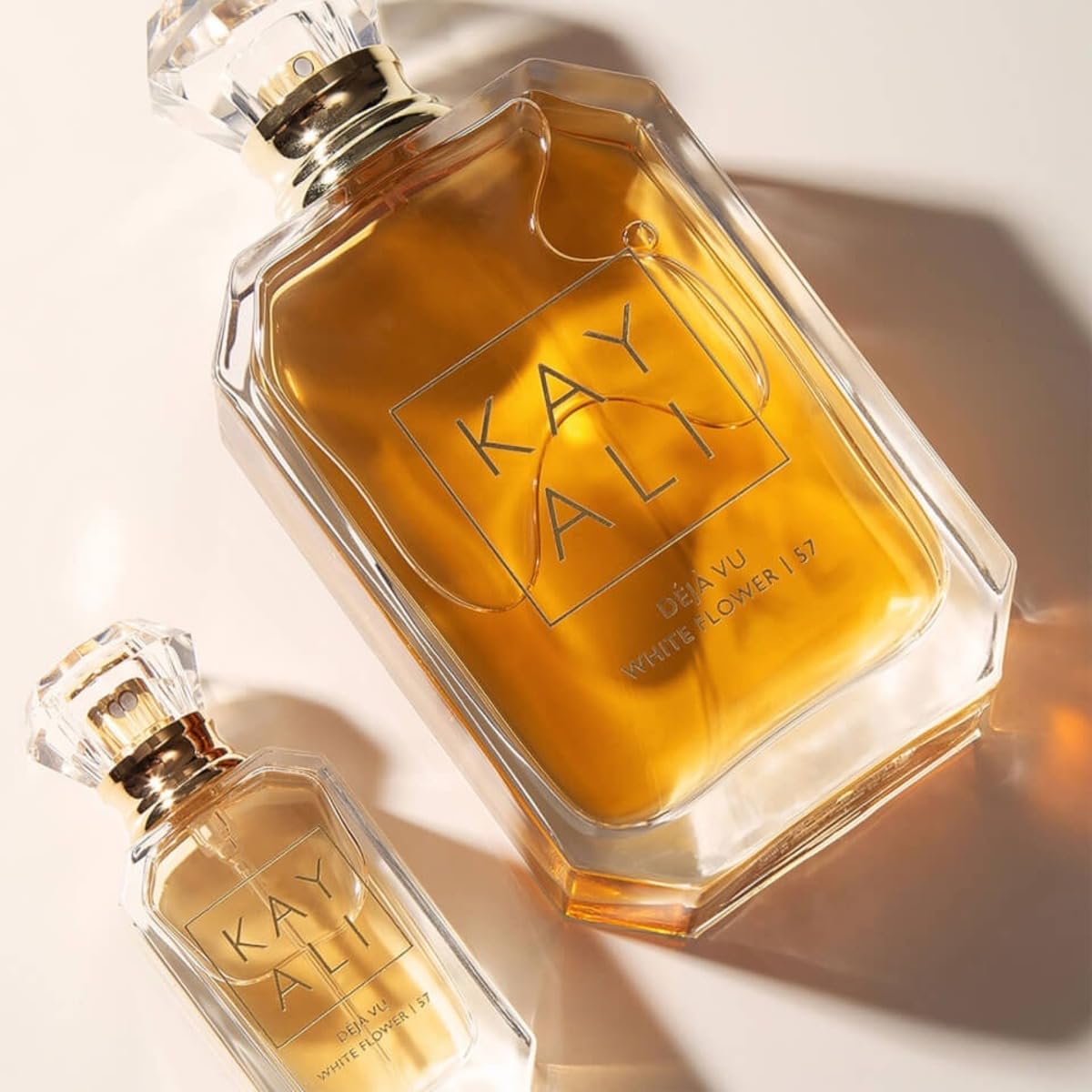 Kayali Huda Beauty Deja Vu White Flower 57 EDP 0.3 oz | Warm Florals with Jasmine, Gardenia & Vanilla