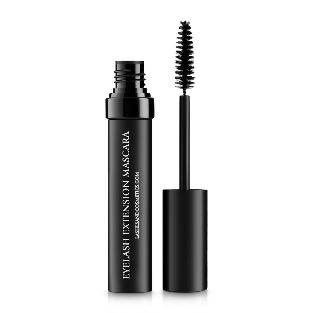 KC Republic Oil-Free Mascara for Lash Extensions – Safe, Water-Resistant & Clump-Free (0.41 fl oz)