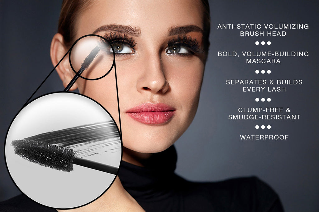 KC Republic Oil-Free Mascara for Lash Extensions – Safe, Water-Resistant & Clump-Free (0.41 fl oz)