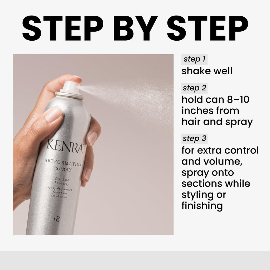 Kenra Artformation Spray 18 50% | Firm Hold Hairspray for All Hair Types | 2 x 10 oz Pack