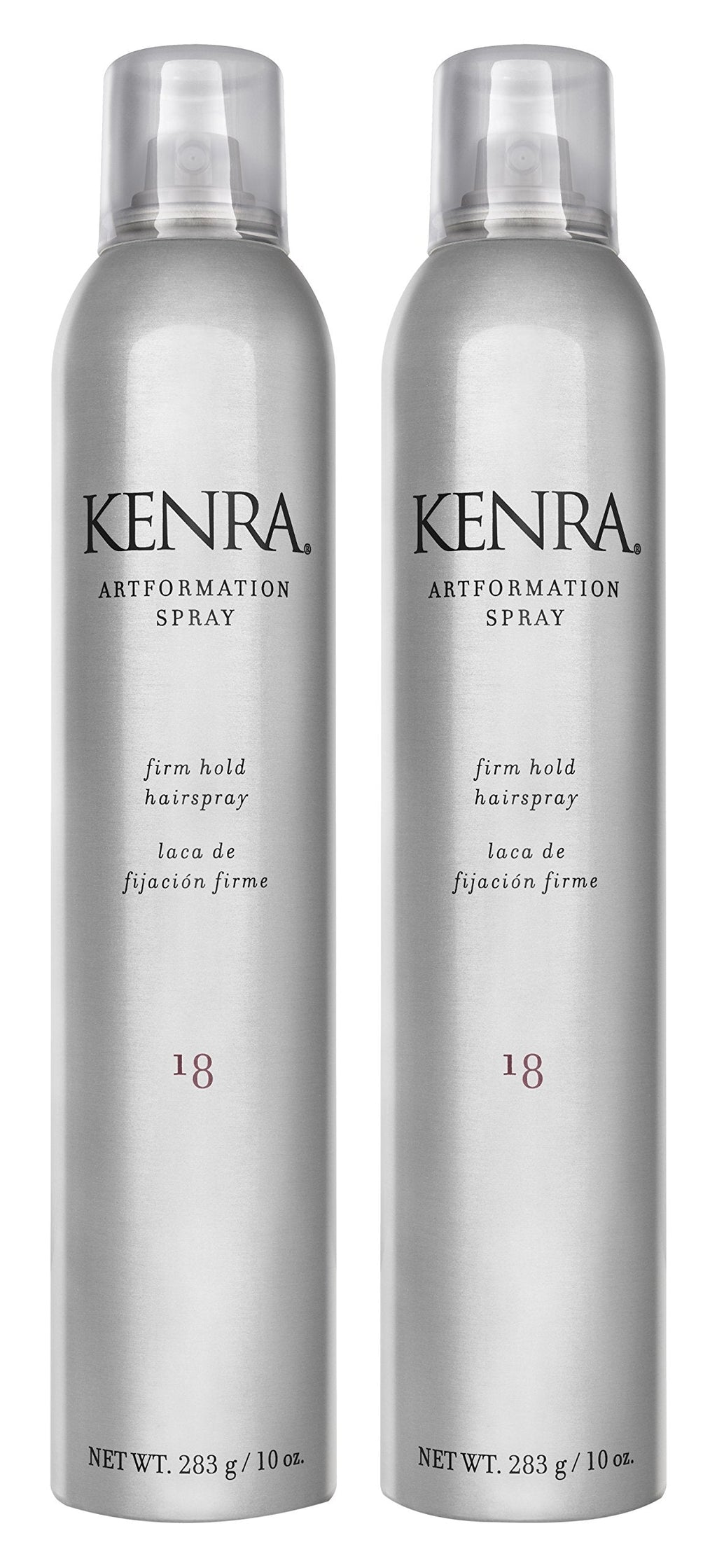 Kenra Artformation Spray 18 50% | Firm Hold Hairspray for All Hair Types | 2 x 10 oz Pack