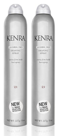Kenra Shaping Spray 21 – Alcohol-Free Hairspray for All Hair Types | 8 oz (2-Pack)
