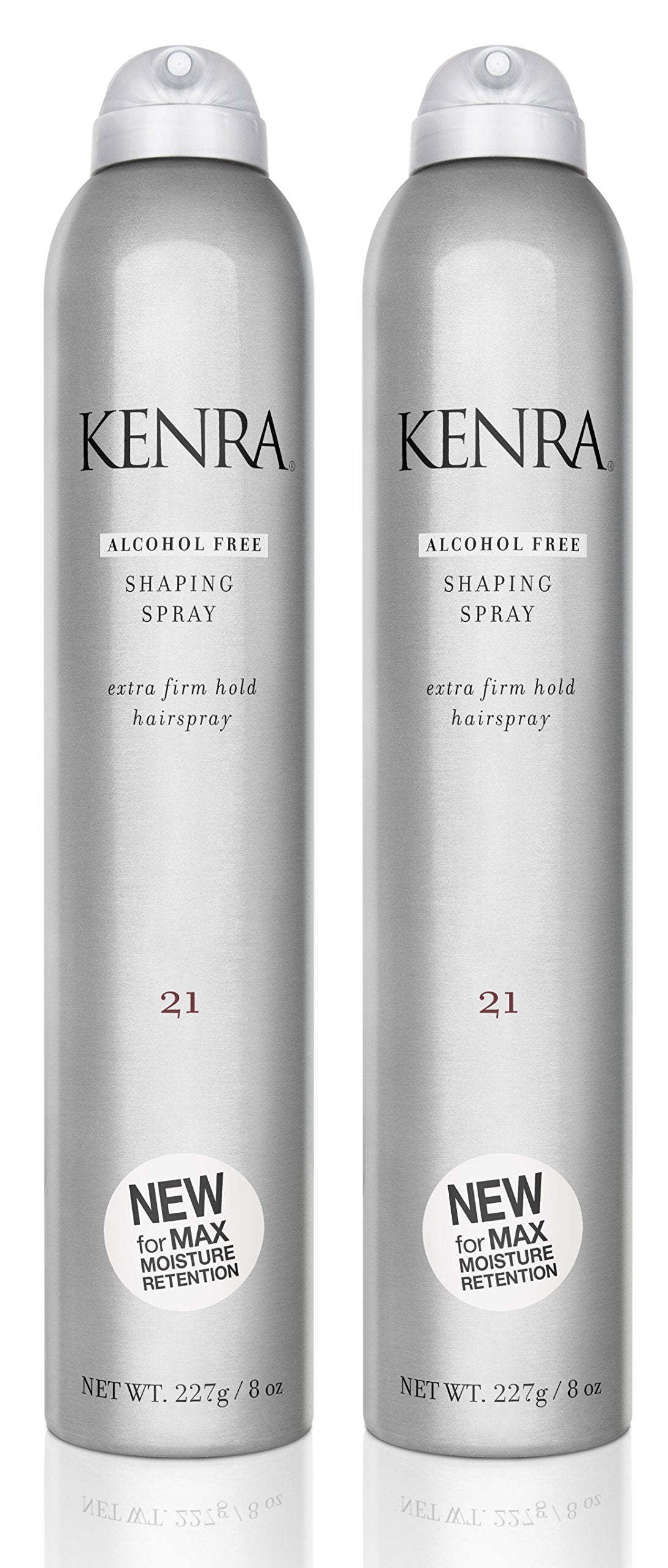Kenra Shaping Spray 21 – Alcohol-Free Hairspray for All Hair Types | 8 oz (2-Pack)