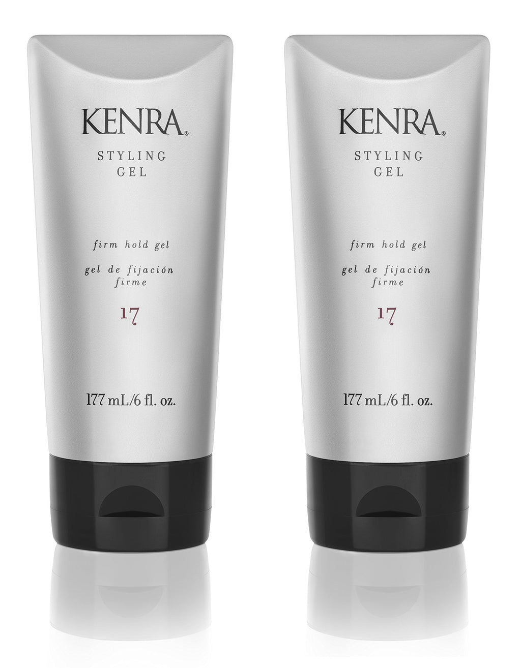 Kenra Styling Gel 17 | High Hold Gel for Fullness, Shine & Control | Alcohol-Free, Non-Drying & Non-Flaking | 6 fl oz (2-Pack)