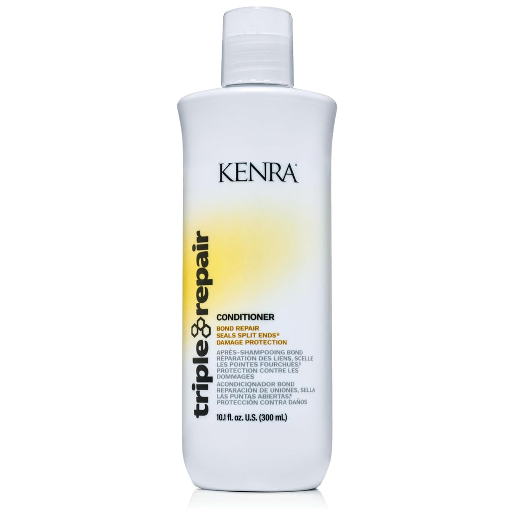 Kenra Triple Repair Shampoo & Conditioner Set – Bond Repair, Split Ends, Sulfate-Free | 10.1 fl oz