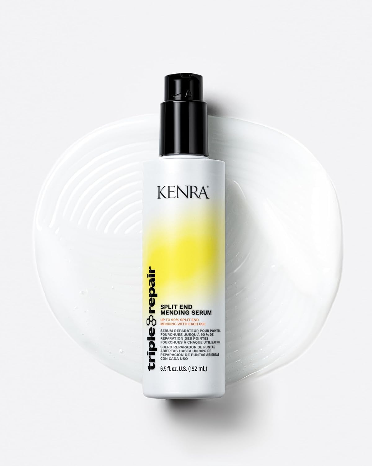 Kenra Triple Repair Split End Mending Serum | Up to 90% End Sealing per Use | Bond Builder | 6.5 oz (2-Pack)