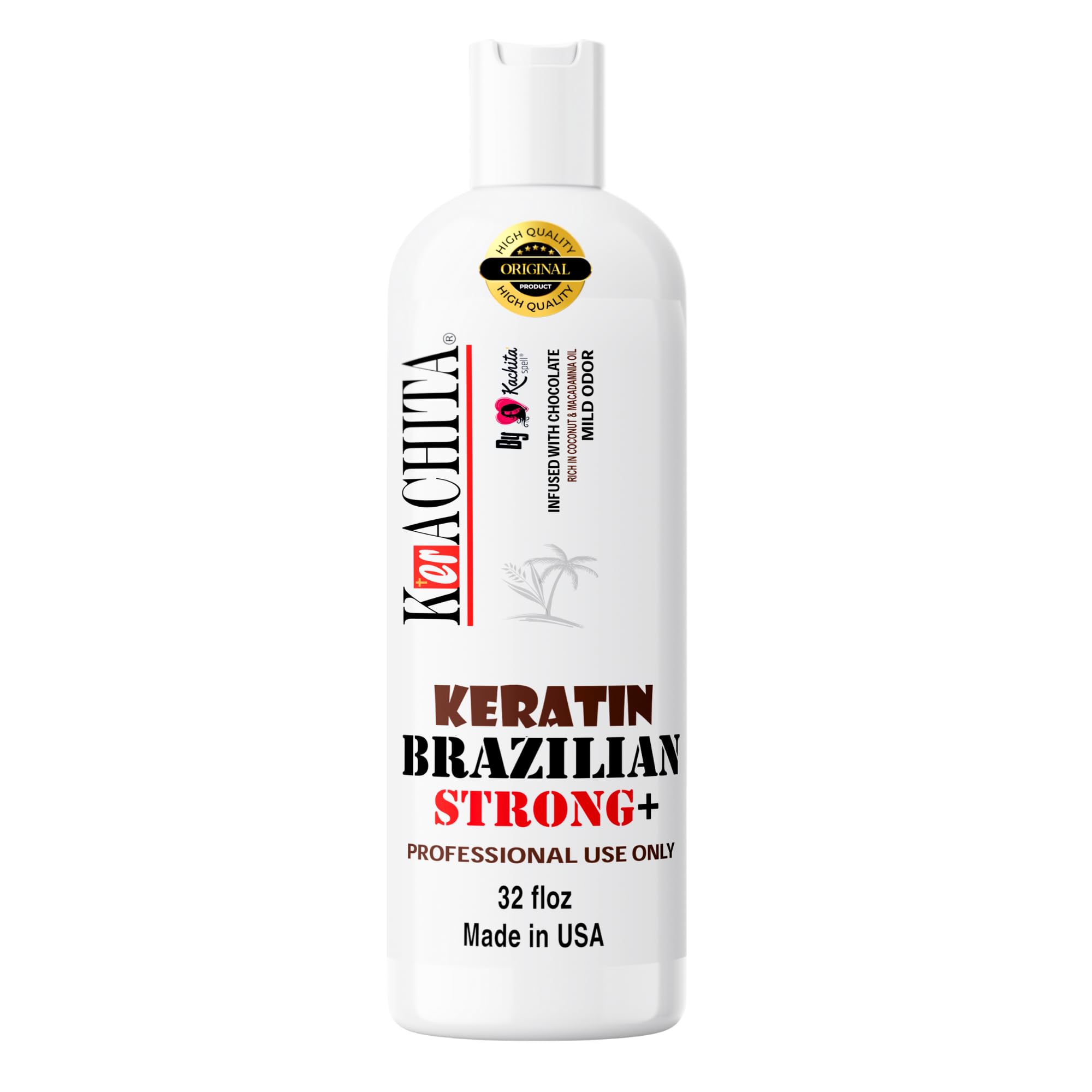 KERACHITA Brazilian Keratin Chocolate Strong - Hair Smoothing Treatment 1 Litre