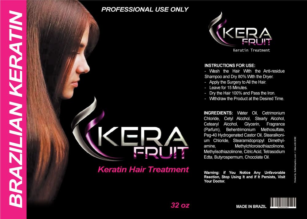KERAFruit Chocolate Keratin 1L with Anti-Residue Shampoo — Hydration & Frizz Control