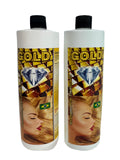KERA FRUIT Gold Diamond Hair Treatment + Shampoo (32 oz) – Brazilian Hair Repair & Shine