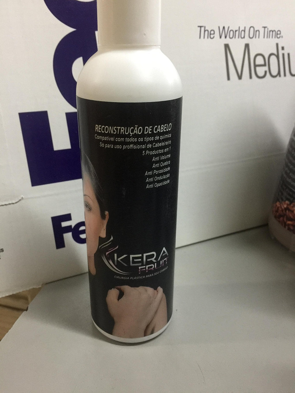 KERA FRUIT Keratin Treatment Kit with Shampoo – 16 oz / 500 ml – Deep Smoothing