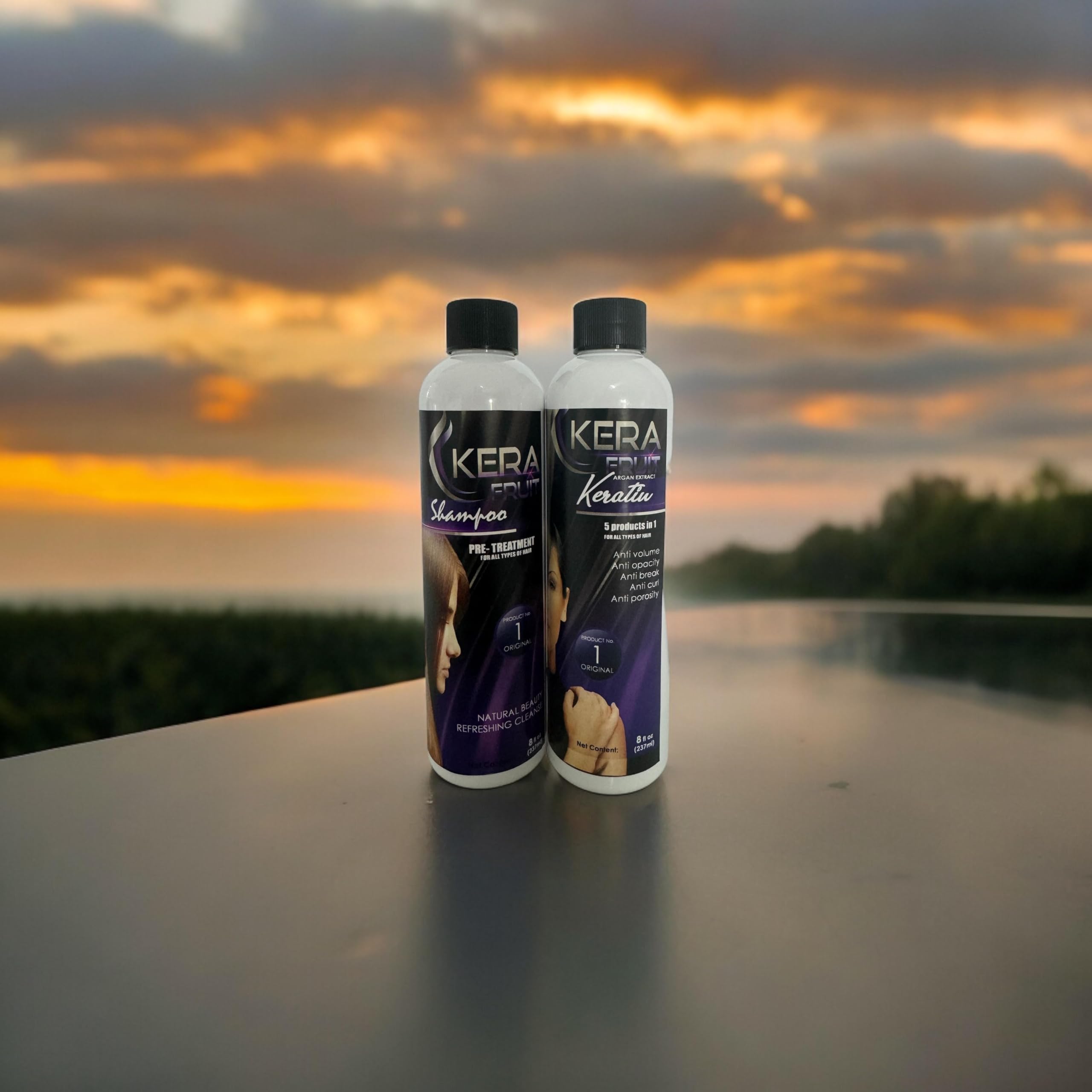 KERA FRUIT Hair Surgery 8oz Treatment - Anti-Frizz & Volume Reduction