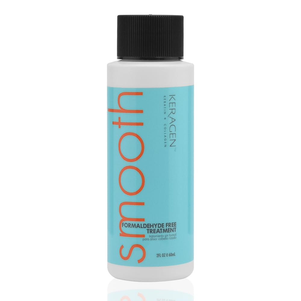 KERAGEN Brazilian Keratin Smoothing Treatment – 2 oz, Formaldehyde Free, For Dry to Damaged Hair